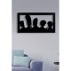 Decorative LED Lighting, 42x80 cm, Black MDF Base