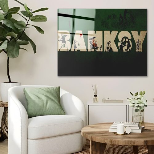 Elegant Tempered Glass Painting, 70 x 100 cm, 4 mm