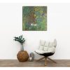 Gustav Klimt Decorative Canvas Painting, 45x45 cm, Framed