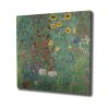 Gustav Klimt Decorative Canvas Painting, 45x45 cm, Framed