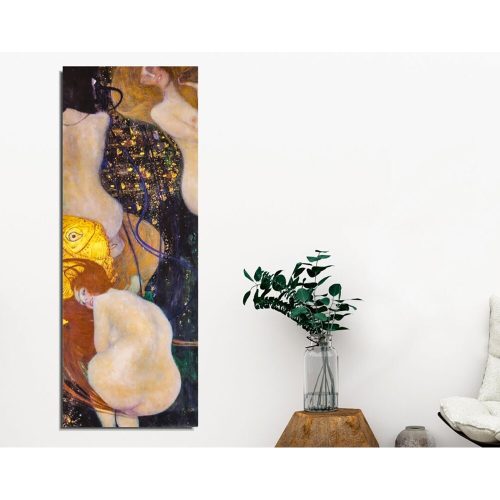 Gustav Klimt Decorative Canvas Painting, 30x80 cm