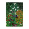 Flower Garden Canvas Art by Klimt, 50x70 cm, Framed