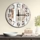 Elegant 50 cm MDF Wall Clock, 100% MDF, 5 mm Thick