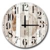 Elegant 50 cm MDF Wall Clock, 100% MDF, 5 mm Thick