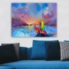 Elegant Canvas Painting, 70x100 cm, 100% Wood Frame