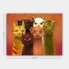 Elegant Canvas Painting, 70x100 cm, Wooden Frame