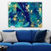 Elegant Canvas Painting, 70x100 cm, 100% Wood Frame