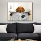 Elegant Canvas Painting, 70x100 cm, 100% Wood Frame