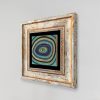 Framed Decorative Painting, 20x20 cm, 100% Stone & Wood