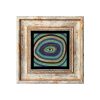 Framed Decorative Painting, 20x20 cm, 100% Stone & Wood