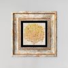Framed Decorative Painting, 20x20 cm, 100% Stone & Wood