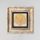 Framed Decorative Painting, 20x20 cm, 100% Stone & Wood