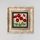 Framed Decorative Painting, 20x20 cm, 100% Stone & Wood