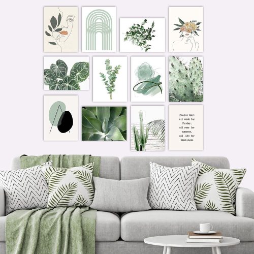 12-Piece MDF Decorative Painting Set, 20x15 cm | 100% MDF, 3 mm Thick | Stylish Art for Home Decor