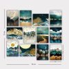 12-Piece MDF Decorative Painting Set, 20x15 cm | 100% MDF, 3 mm Thick | Stylish Art for Home Decor