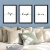 Elegant 3-Piece Framed Art Set, 24x29 cm, MDF & Plastic