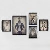 Elegant 5-Piece Framed MDF Art Set, 100% MDF, 24x29cm