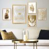 Elegant 5-Piece Framed MDF Art Set, 100% MDF, 24x29cm