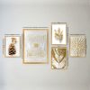 Elegant 5-Piece Framed MDF Art Set, 100% MDF, 24x29cm