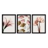 Elegant 3-Piece Framed Art Set, 35x45 cm, MDF & Plastic