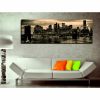 Elegant Canvas Painting, 30 x 80 cm, Wooden Frame