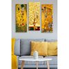 Elegant MDF Wall Art Set (3 Pieces) | Klimt Designs