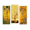 Elegant MDF Wall Art Set (3 Pieces) | Klimt Designs