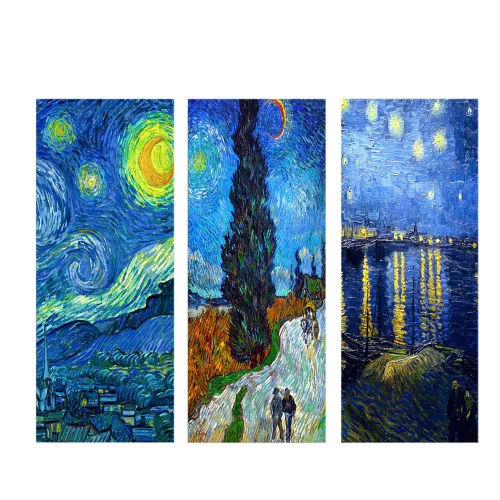 Vincent van Gogh Decorative MDF Painting Set (3 Pieces)