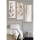 Decorative MDF Painting Set (3 Pieces), 20x50 cm, 100% MDF