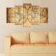 5-Piece MDF Decorative Painting Set, 110 x 60 cm | 100% MDF, 3 mm Thick | Stylish Art for Home Décor