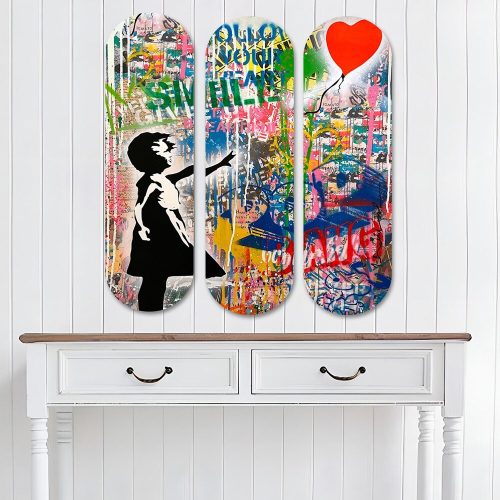 Decorative MDF Painting Set (3 Pieces), UV Printed, 70x70 cm
