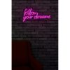 Waterproof Pink LED Neon Lighting Strip, 375 cm, DC 12V