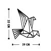 Elegant Black Wooden Wall Decor, 3 Pieces, 100% Wood
