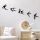 Decorative Black Metal Wall Accessory Set (5 Pieces)