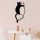 Black Metal Wall Decor, 33 x 70 cm, 100% Metal, Stylish