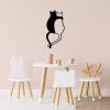 Black Metal Wall Decor, 33 x 70 cm, 100% Metal, Stylish