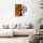 Decorative Wooden Wall Accessory, Walnut & Black, 58 cm