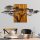 Hand-Painted Wooden Wall Accessory, 144x70 cm, 100% Wood