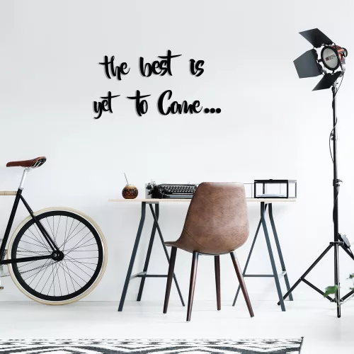 Decorative Black Wooden Wall Accessory Set, 5 Pieces