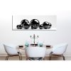 Elegant Canvas Painting, 30 x 80 cm, Wooden Frame