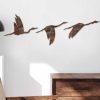 Antiqued Hand-Painted Metal Wall Art Set (3 Pieces)