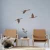 Antiqued Hand-Painted Metal Wall Art Set (3 Pieces)