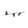 Antiqued Hand-Painted Metal Wall Art Set (3 Pieces)