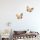 Hand-Painted Metal Wall Accessory, 32 x 29 cm | 100% Metal, 1.5 mm | Unique Decorative Art for Home