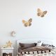 Hand-Painted Metal Wall Accessory, 32 x 29 cm | 100% Metal, 1.5 mm | Unique Decorative Art for Home