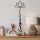 Elegant Black Metal Wall Decor, 21 x 60 cm | Durable 1.5mm
