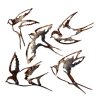 Hand-Painted Metal Wall Decor, 4 Sizes, 100% Metal
