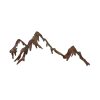 Hand-Painted Metal Wall Accessory, 45x70 cm, Antiquation