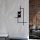 Elegant Black Metal Wall Clock, 49 x 30 cm | Silent Mechanism, 100% Metal, Perfect for Home Decor