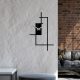 Elegant Black Metal Wall Clock, 49 x 30 cm | Silent Mechanism, 100% Metal, Perfect for Home Decor
